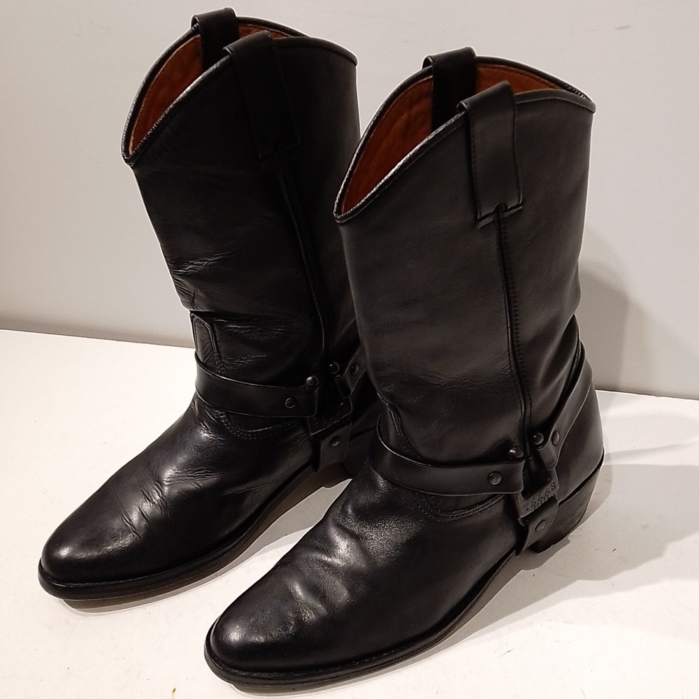 Texas Cowboy Western Leather Boots